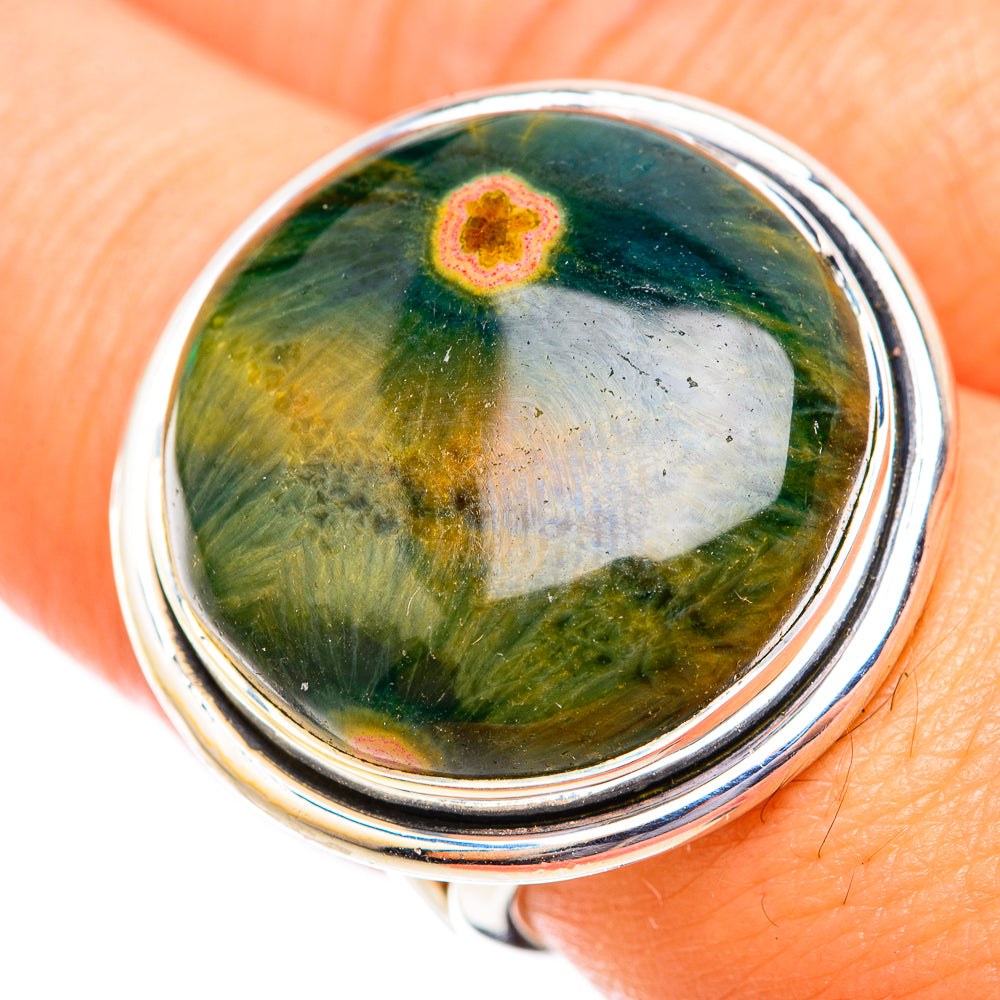 Ocean Jasper Rings handcrafted by Ana Silver Co - RING118759