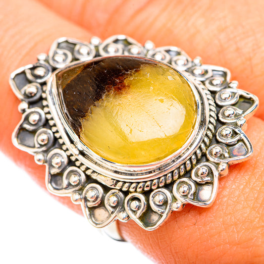 Septarian Nodule Rings handcrafted by Ana Silver Co - RING118765
