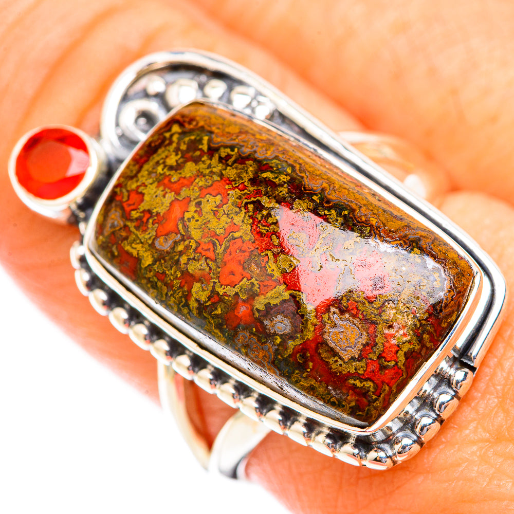 Moroccan Agate Rings handcrafted by Ana Silver Co - RING118766