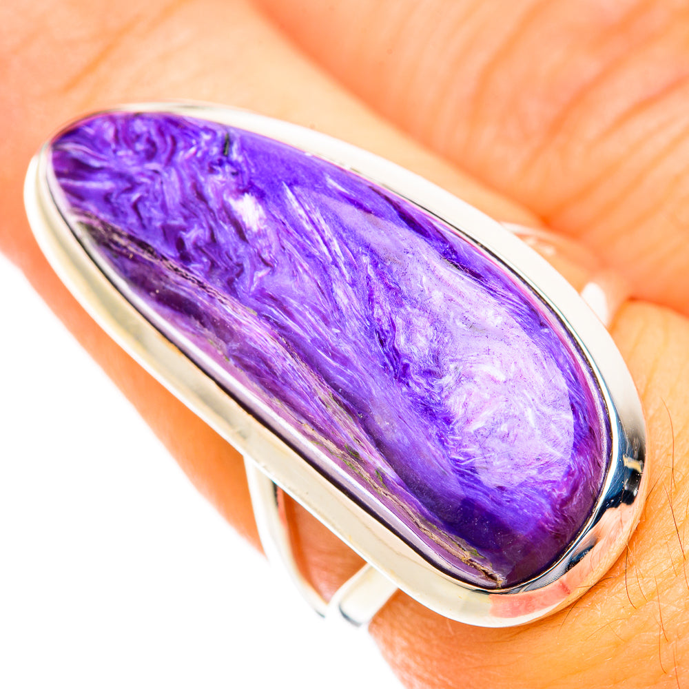 Charoite Rings handcrafted by Ana Silver Co - RING118807