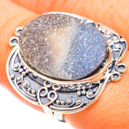 Desert Druzy Rings handcrafted by Ana Silver Co - RING118850