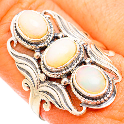 Ethiopian Opal Rings handcrafted by Ana Silver Co - RING118851