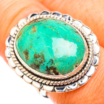 Tibetan Turquoise Rings handcrafted by Ana Silver Co - RING118862