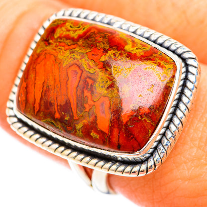 Moroccan Agate Rings handcrafted by Ana Silver Co - RING118867