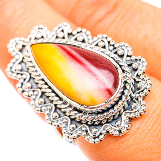 Mookaite Rings handcrafted by Ana Silver Co - RING118868