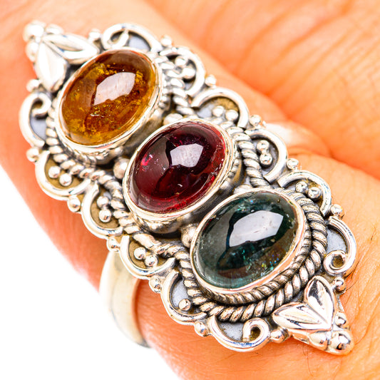 Tourmaline Rings handcrafted by Ana Silver Co - RING118881