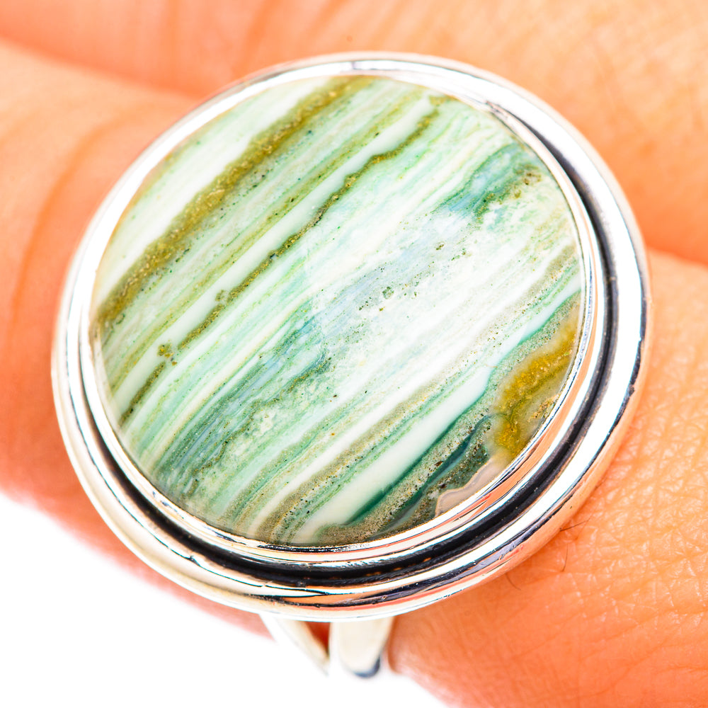 Ocean Jasper Rings handcrafted by Ana Silver Co - RING118886