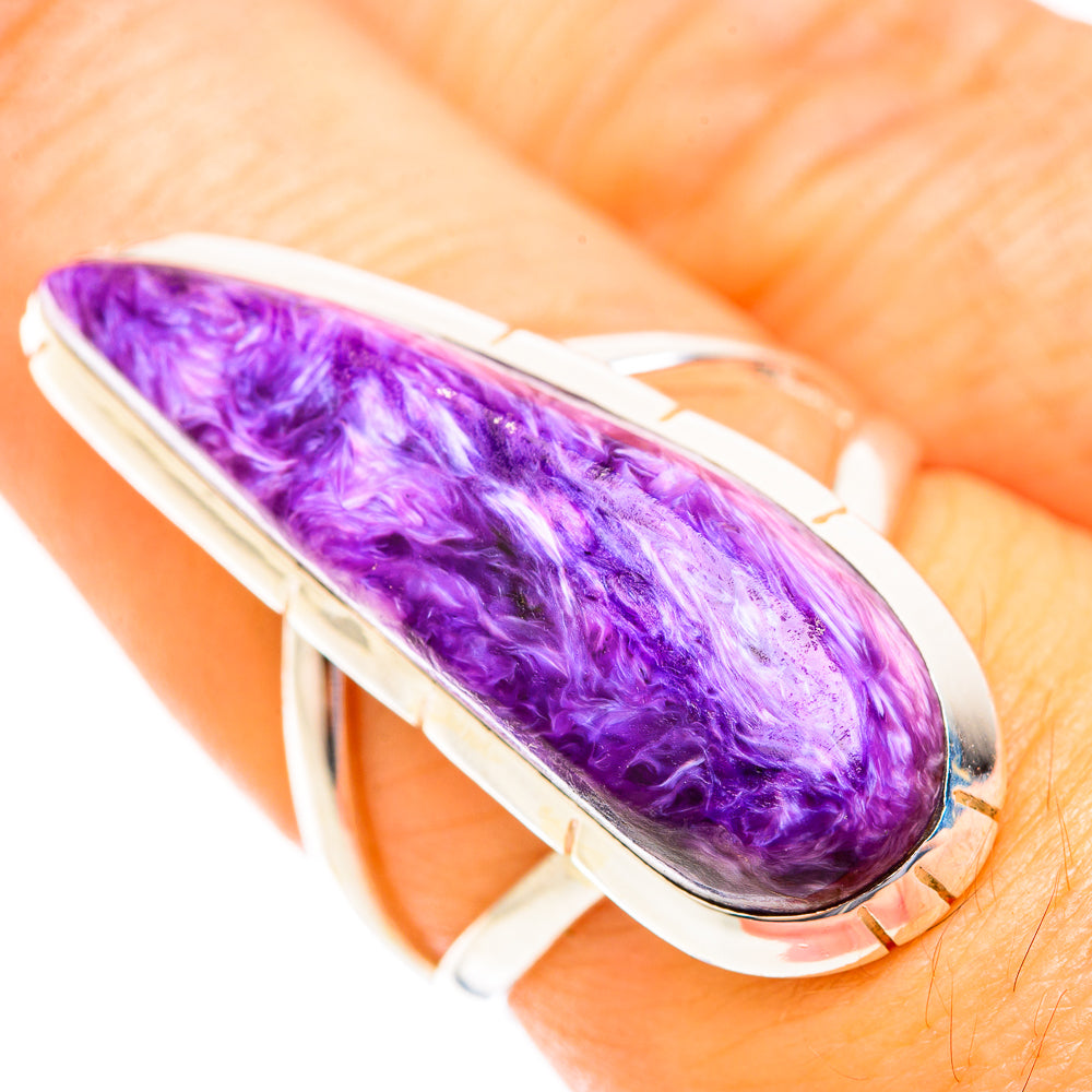 Charoite Rings handcrafted by Ana Silver Co - RING118896