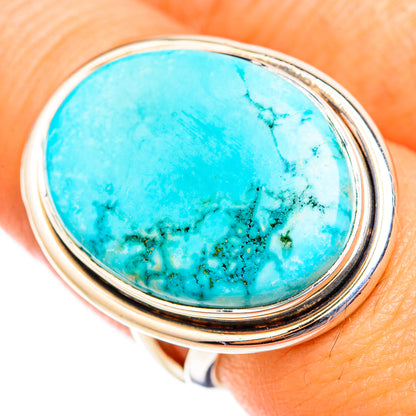 Tibetan Turquoise Rings handcrafted by Ana Silver Co - RING118906