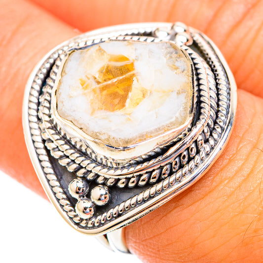 Citrine Rings handcrafted by Ana Silver Co - RING118918