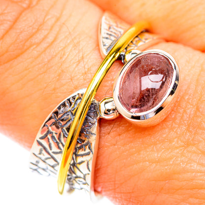 Pink Tourmaline Rings handcrafted by Ana Silver Co - RING118919