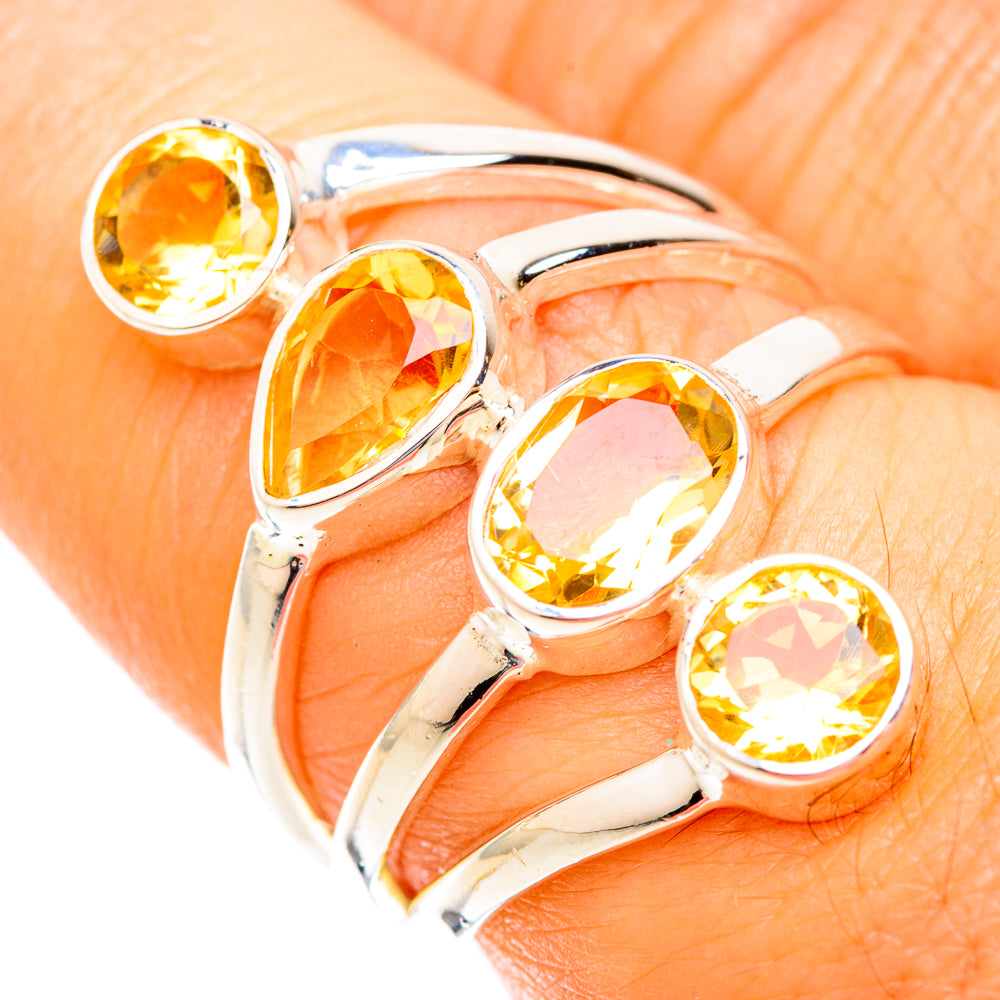 Citrine Rings handcrafted by Ana Silver Co - RING118941