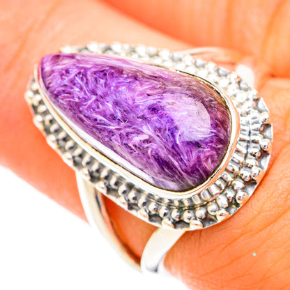 Charoite Rings handcrafted by Ana Silver Co - RING118944