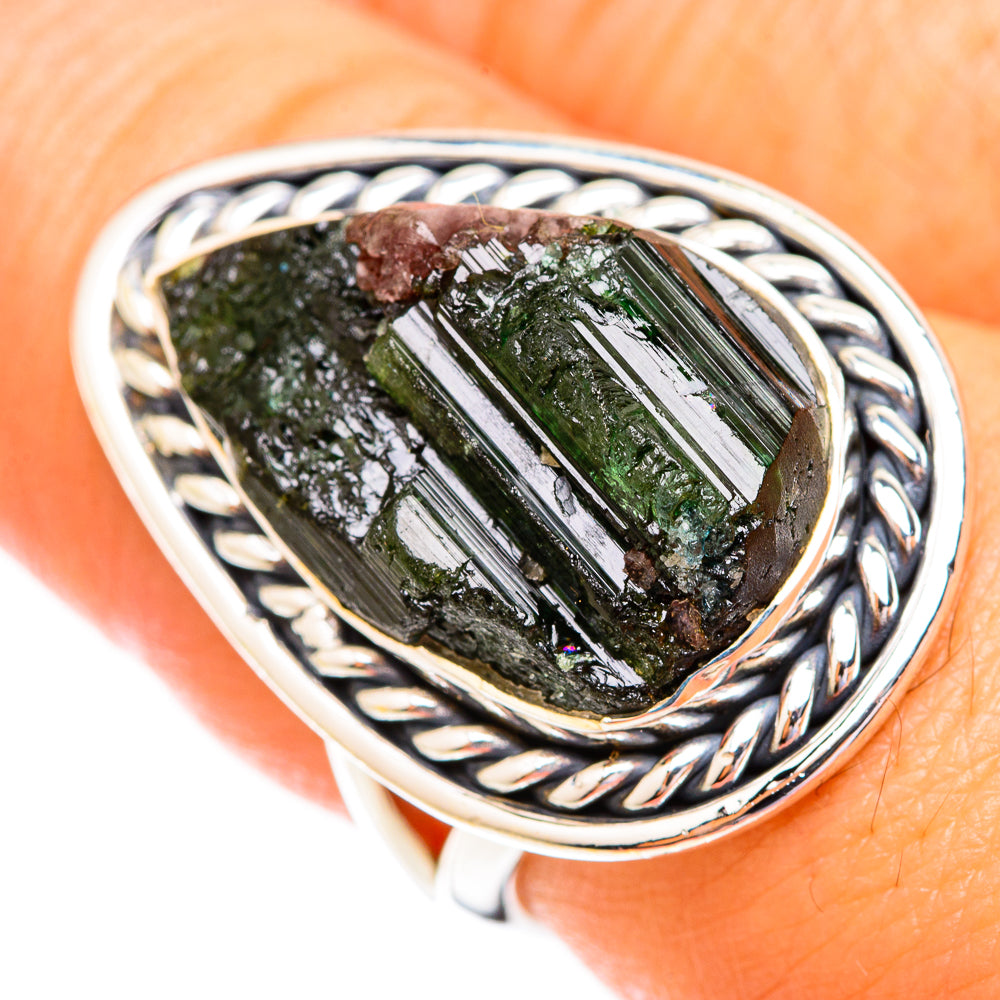 Chrome Diopside Rings handcrafted by Ana Silver Co - RING118960