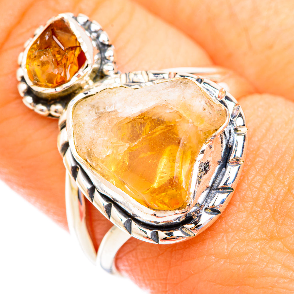 Citrine Rings handcrafted by Ana Silver Co - RING118964