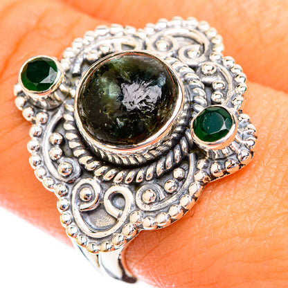 Seraphinite Rings handcrafted by Ana Silver Co - RING118979