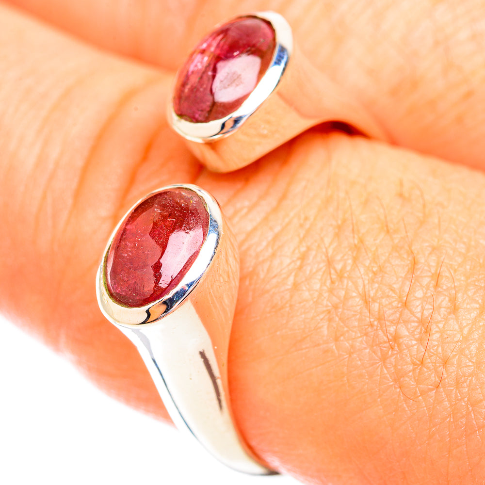 Pink Tourmaline Rings handcrafted by Ana Silver Co - RING118984