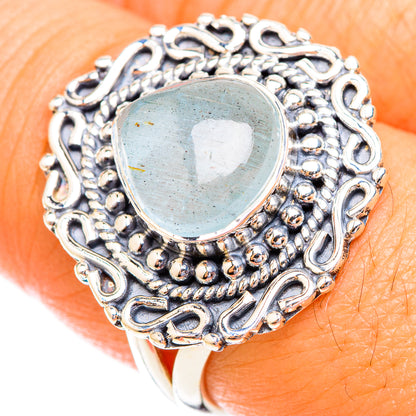 Aquamarine Rings handcrafted by Ana Silver Co - RING118997