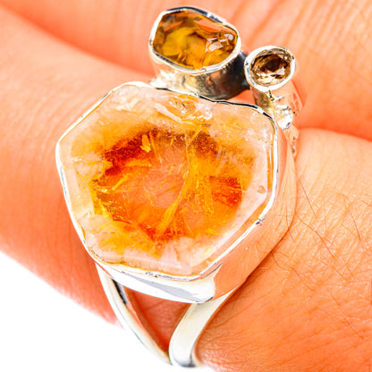 Citrine Rings handcrafted by Ana Silver Co - RING119004