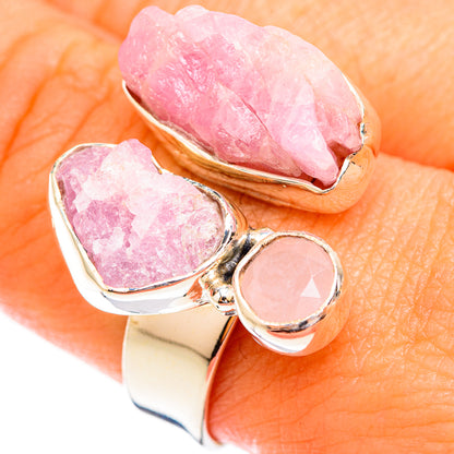 Rose Quartz Rings handcrafted by Ana Silver Co - RING119006