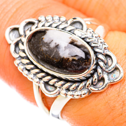 Pinolith Jasper Rings handcrafted by Ana Silver Co - RING119010