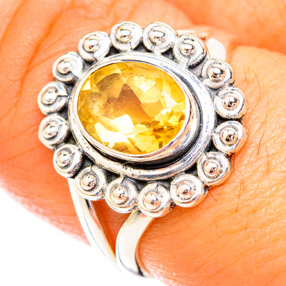 Citrine Rings handcrafted by Ana Silver Co - RING119027