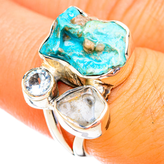 Turquoise Rings handcrafted by Ana Silver Co - RING119050
