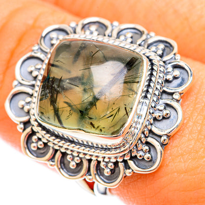 Prehnite Rings handcrafted by Ana Silver Co - RING119054