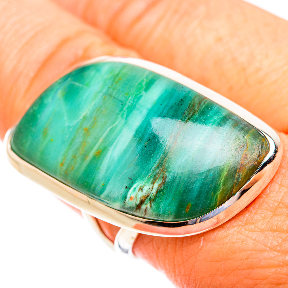 Peruvian Opal Rings handcrafted by Ana Silver Co - RING119060