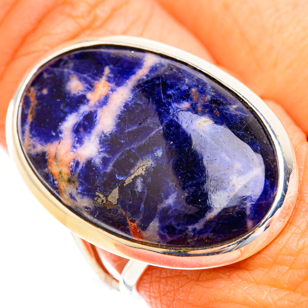 Sodalite Rings handcrafted by Ana Silver Co - RING119085