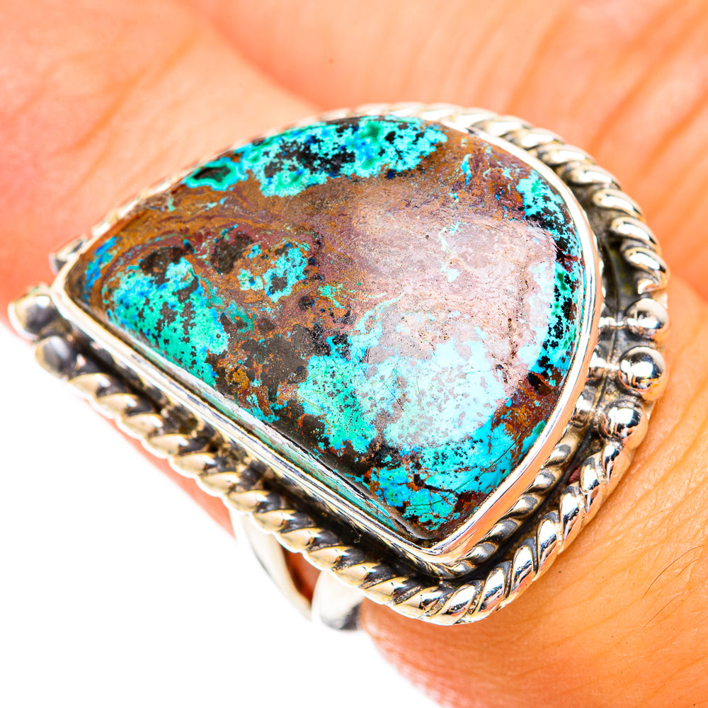 Shattuckite Rings handcrafted by Ana Silver Co - RING119086