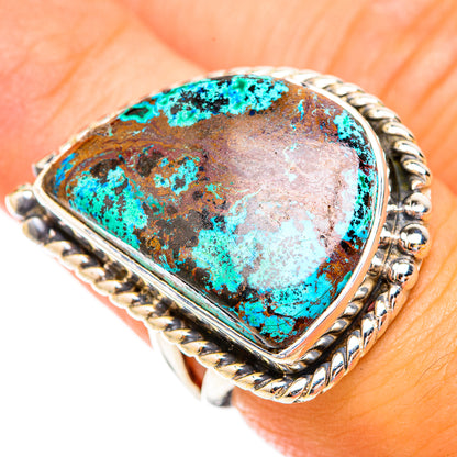 Shattuckite Rings handcrafted by Ana Silver Co - RING119086