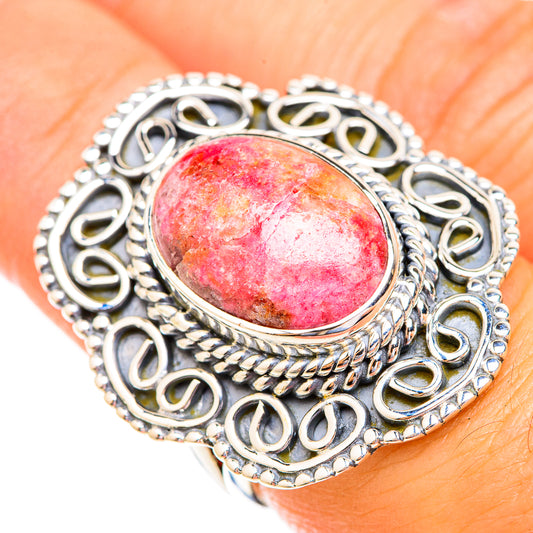 Thulite Rings handcrafted by Ana Silver Co - RING119100