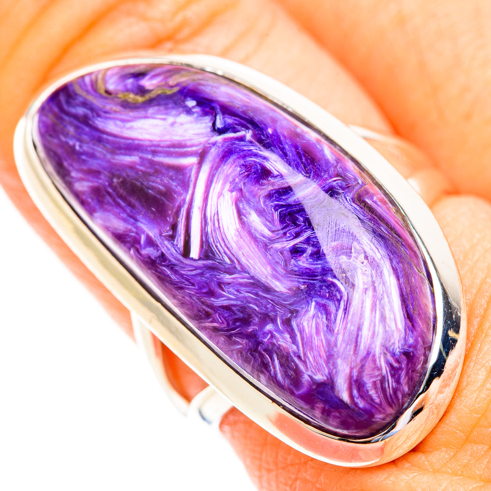 Charoite Rings handcrafted by Ana Silver Co - RING119101