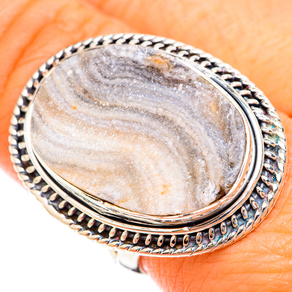 Desert Druzy Rings handcrafted by Ana Silver Co - RING119113
