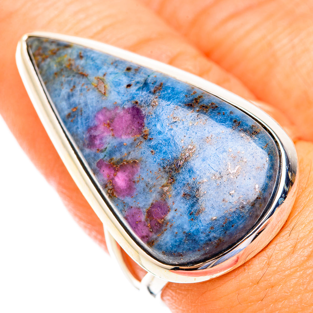 Ruby Fuchsite Rings handcrafted by Ana Silver Co - RING119118
