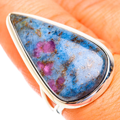 Ruby Fuchsite Rings handcrafted by Ana Silver Co - RING119118