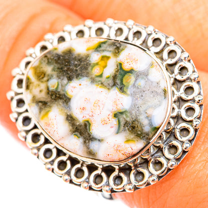 Ocean Jasper Rings handcrafted by Ana Silver Co - RING119125