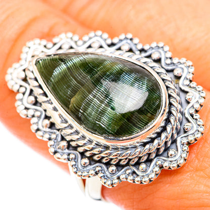 Seraphinite Rings handcrafted by Ana Silver Co - RING119180