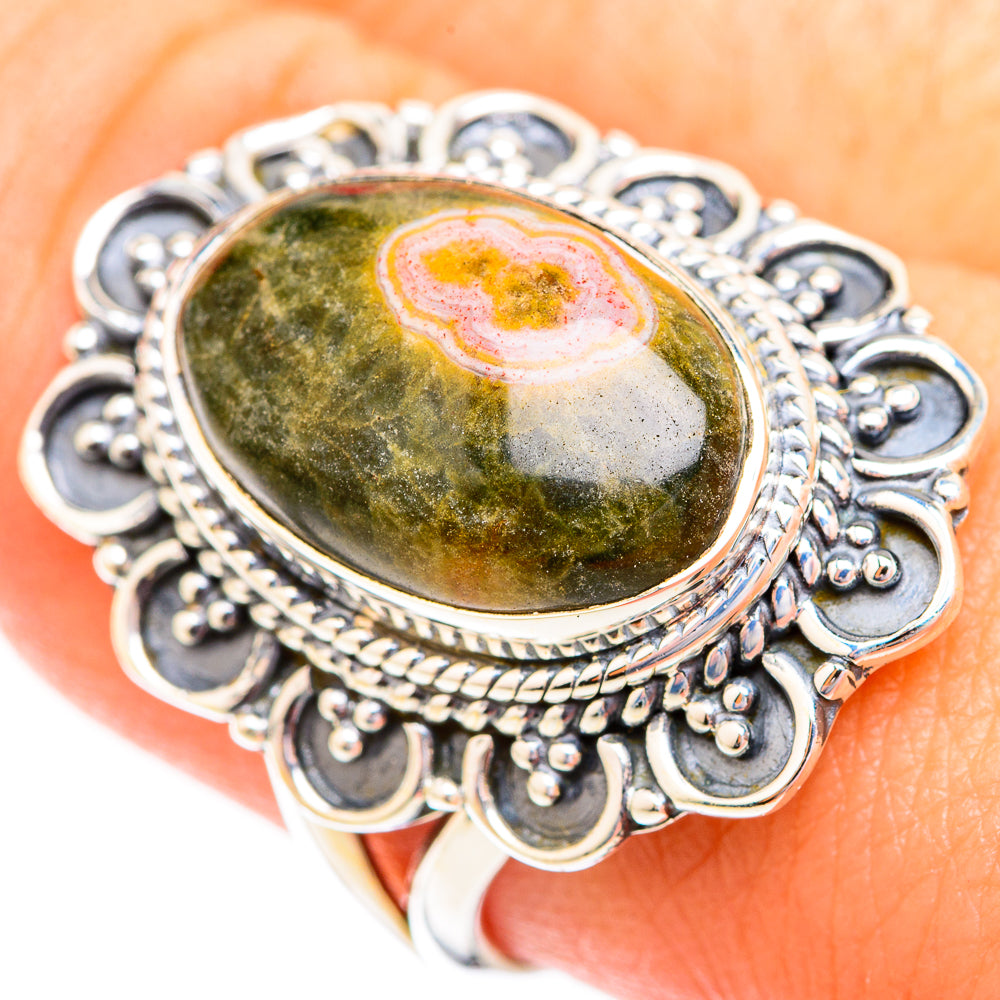 Ocean Jasper Rings handcrafted by Ana Silver Co - RING119218