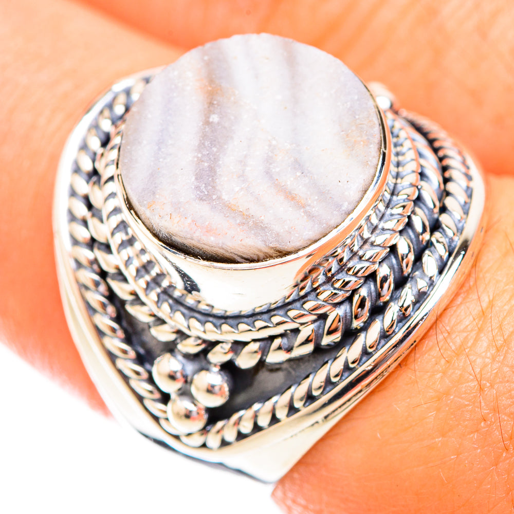 Desert Druzy Rings handcrafted by Ana Silver Co - RING119238