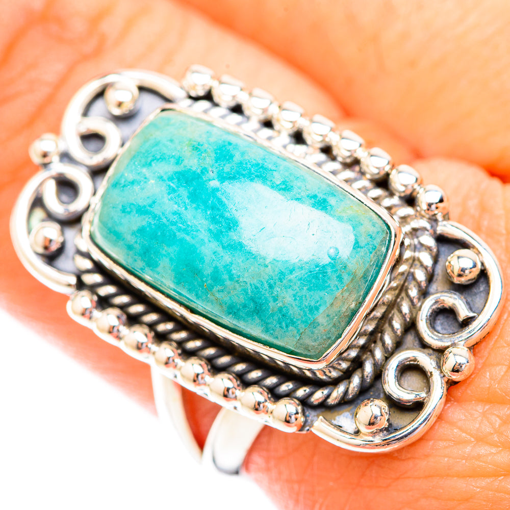 Amazonite Rings handcrafted by Ana Silver Co - RING119248