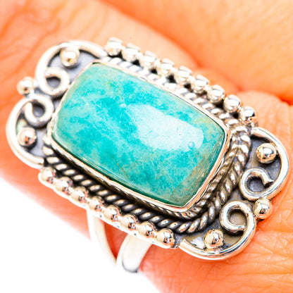 Amazonite Rings handcrafted by Ana Silver Co - RING119248