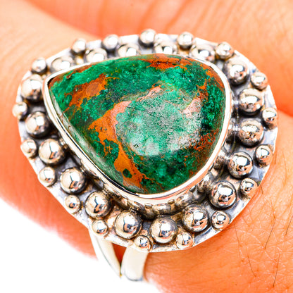 Chrysocolla Rings handcrafted by Ana Silver Co - RING119249