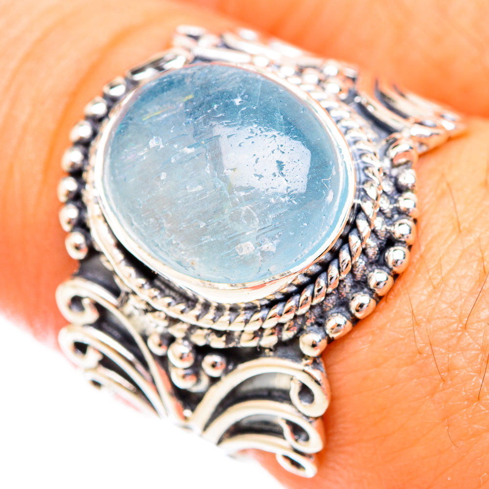 Aquamarine Rings handcrafted by Ana Silver Co - RING119271