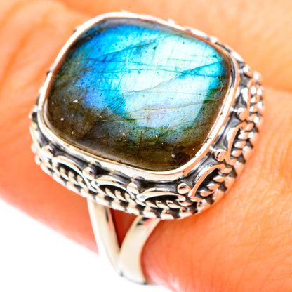 Labradorite Rings handcrafted by Ana Silver Co - RING119274