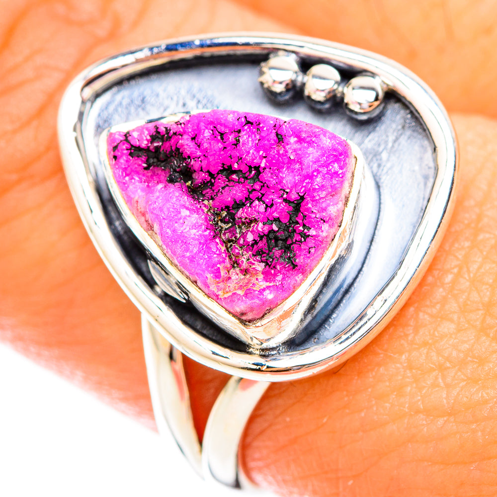 Ruby Fuchsite Rings handcrafted by Ana Silver Co - RING119284