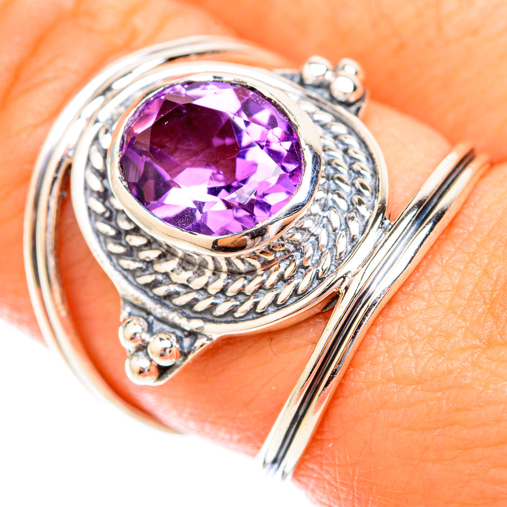 Amethyst Rings handcrafted by Ana Silver Co - RING119286