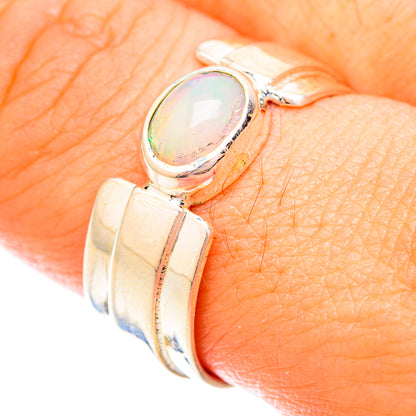 Ethiopian Opal Rings handcrafted by Ana Silver Co - RING119293
