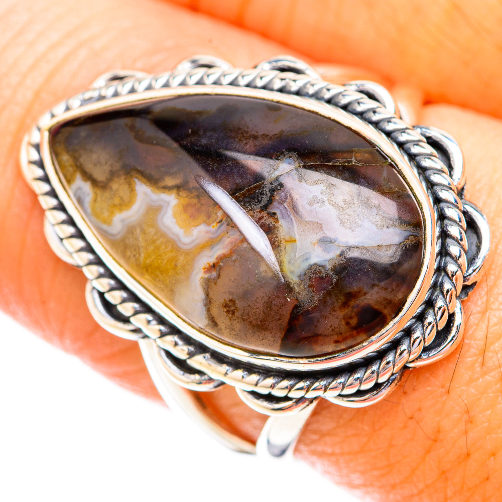 Montana Agate Rings handcrafted by Ana Silver Co - RING119328